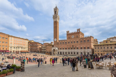 Siena Campo Square With Mangia Tower