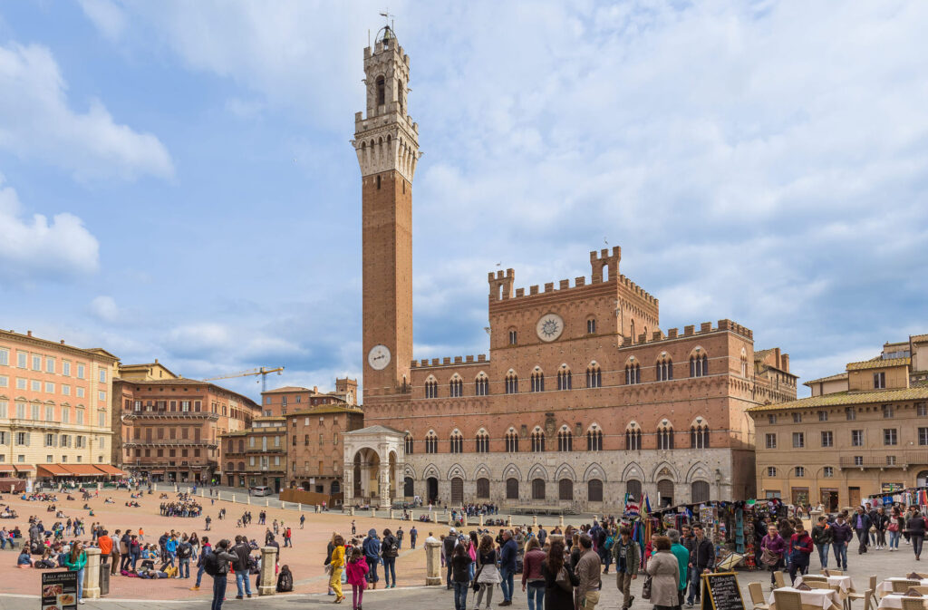 Siena Campo Square With Mangia Tower