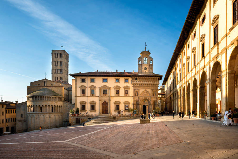 Main Square Arezzo Tuscany 1