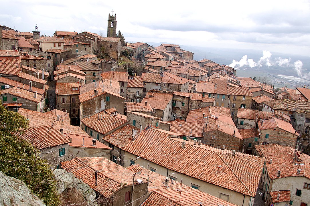 Piancastagnaio panorama, Tuscany