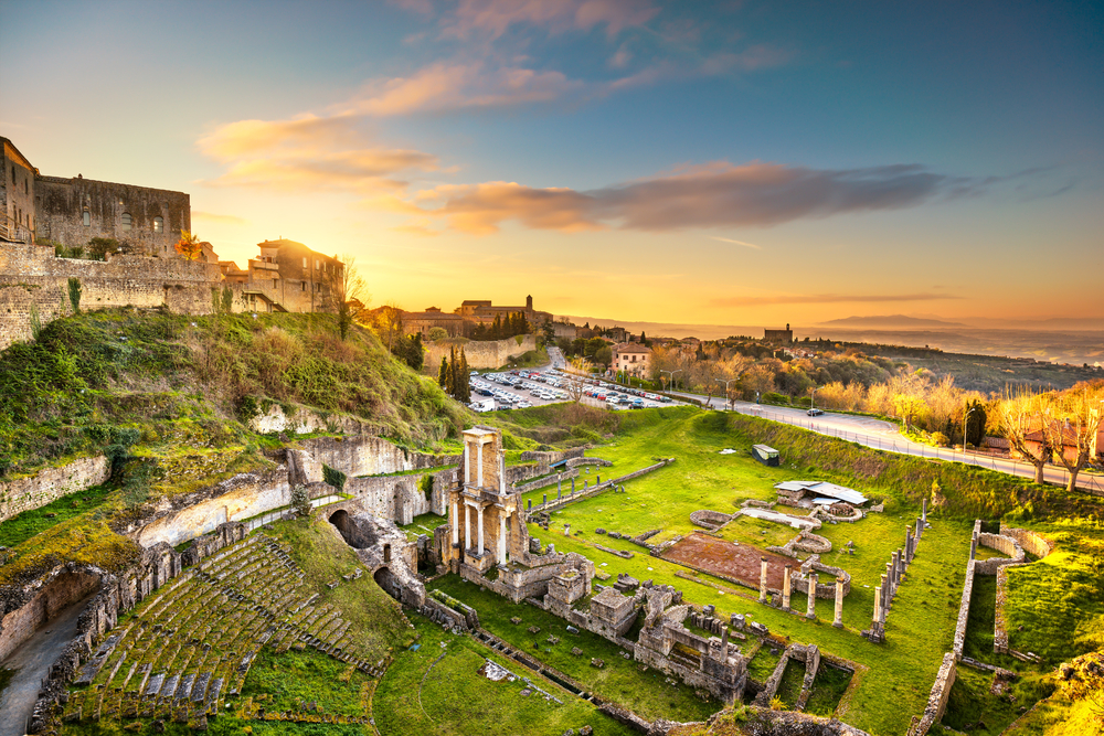 Volterra Roman theatre Tuscany vacation package